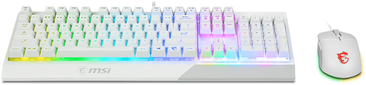 Комплект проводной MSI Vigor GK30 Combo White - изображение 3