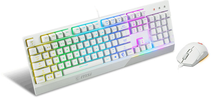 Комплект проводной MSI Vigor GK30 Combo White - изображение 4