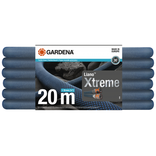 Шланг текстильний Gardena Liano Xtreme 19 мм (3/4") 20 м (18480-20.000.00) - зображення 8