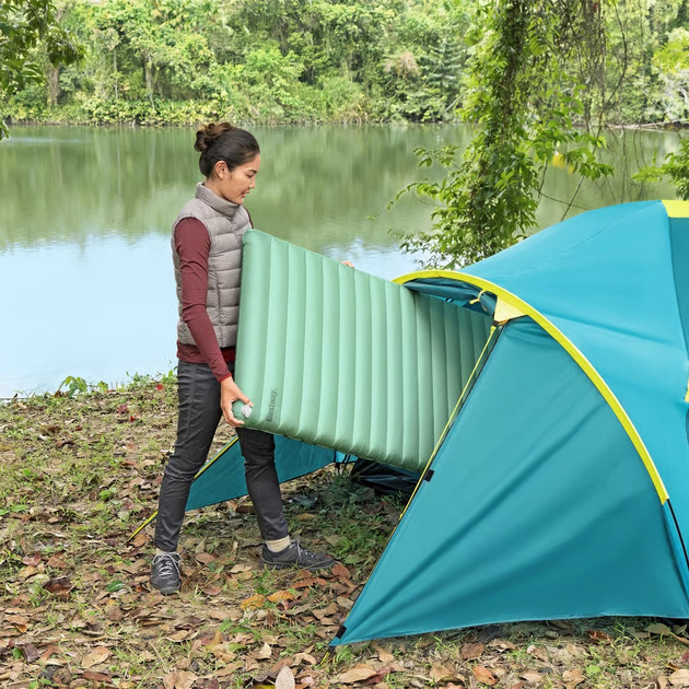 Dmuchany materac Bestway kempingowy AdventuRest Large 198 x 71 cm 35936 Green (6941607355091) - obraz 7