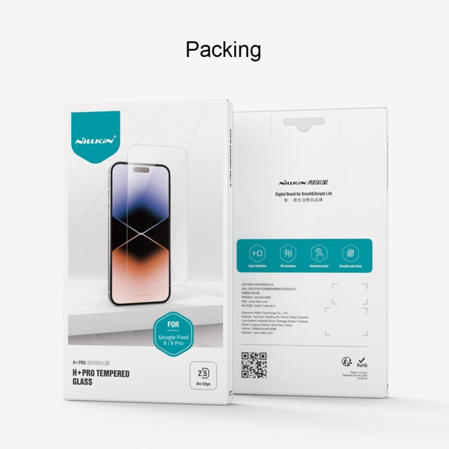 Захисне скло Nillkin Amazing CP+ PRO Full Glue для Google Pixel 9 Pro XL (0.33 mm) Black - зображення 4
