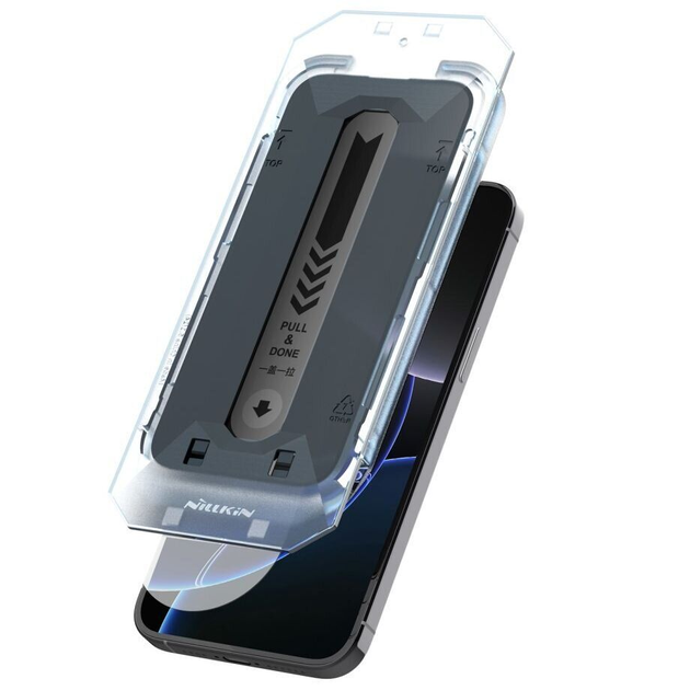 Захисне скло Nillkin Amazing CP+ PRO Full Glue для Apple iPhone 16 Pro Max 2024 6.9'' Black (0.25 mm) з аплікатором - Фото 4 Захисне скло Nillkin Amazing CP+ PRO Full Glue для Apple iPhone 16 Pro Max 2024 6.9'' Black (0.25 mm) з аплікатором - зображення 4