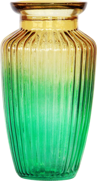 Ваза для квітів Crystal Jane lines скляна жовто-зелена 21 см (83240425-49/3_YBCG-240425) - Фото 1 Ваза для квітів Crystal Jane lines скляна жовто-зелена 21 см (83240425-49/3_YBCG-240425) - изображение 1