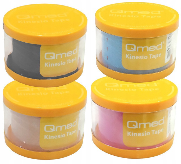 Кінезіо тейп Kinesio Tape, бежевий Qmed Бежевий 000311006 - зображення 2
