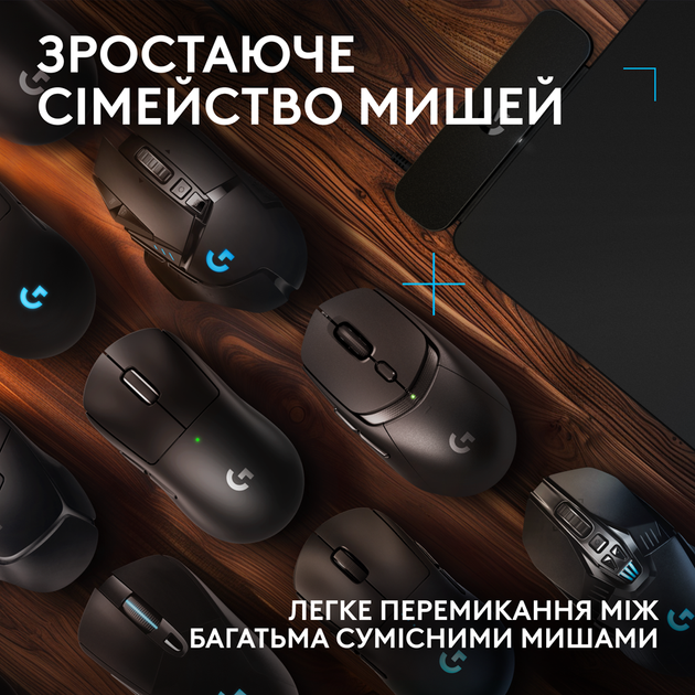 Килимок для мишi G Powerplay 2 (L947-000003) Logitech (2000003369621) - зображення 6