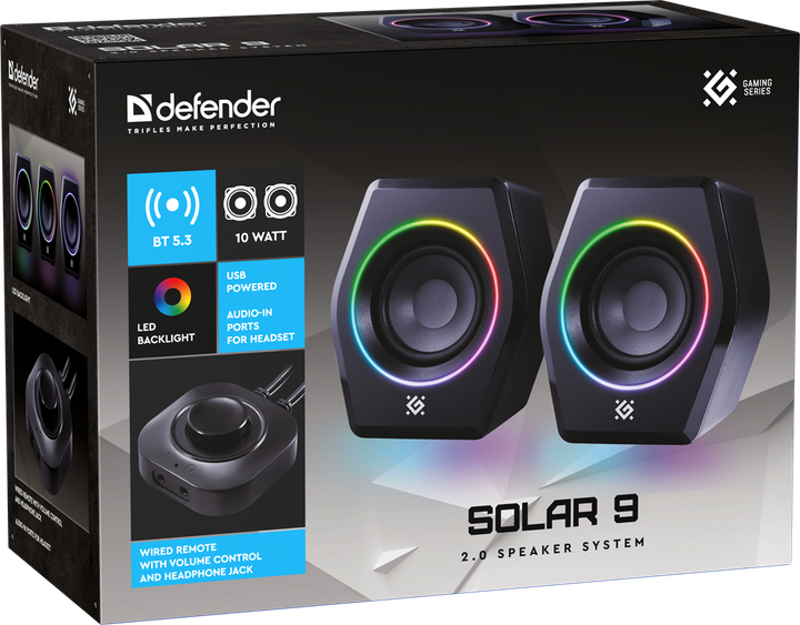 Акустика Defender Solar 9 10Вт (65939) (7087423) - изображение 7
