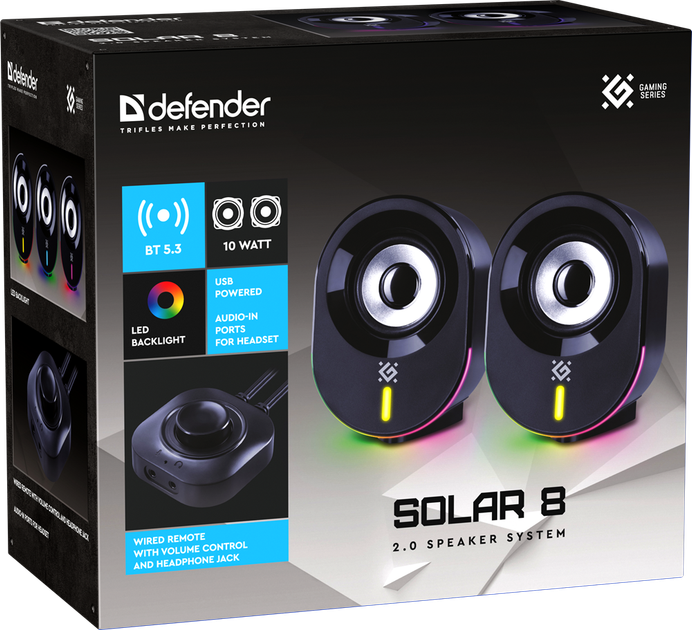 Акустика Defender Solar 8 10Вт (65938) (7087422) - зображення 14