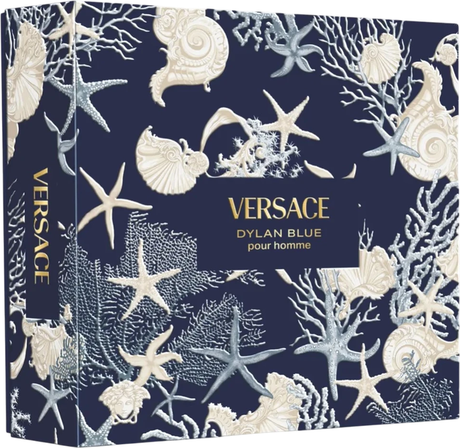 Zestaw męski Versace Dylan Blue Woda toaletowa 100 ml + Miniatura Woda toaletowa 5 ml + Żel pod prysznic 150 ml (8011003899999) - obraz 3