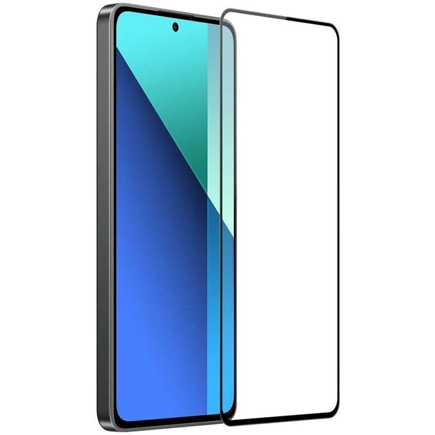 Защитное стекло 5D для Redmi Note 13 на весь экран стекло на редмі нот 13 - изображение 4