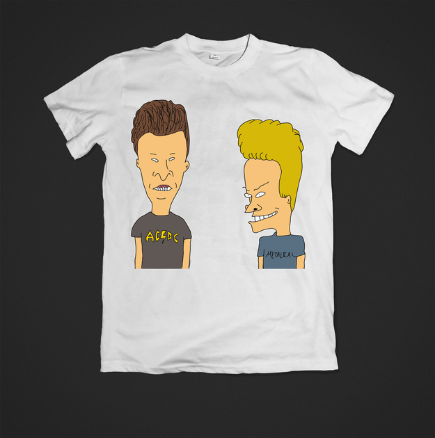 Футболка YOUstyle Beavis and Butthead 0651 S White - Фото 1 Футболка YOUstyle Beavis and Butthead 0651 S White - изображение 1