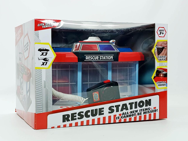 Паркинг Star Toys Спасательная станция, транспорт, рация MY103 - изображение 8