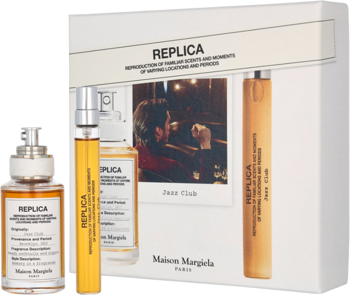 Набір для чоловіків Maison Margiela Replica Jazz Club Туалетна вода 30 мл + Мініатюрна Туалетна вода 10 мл (3614274302332) - зображення 3