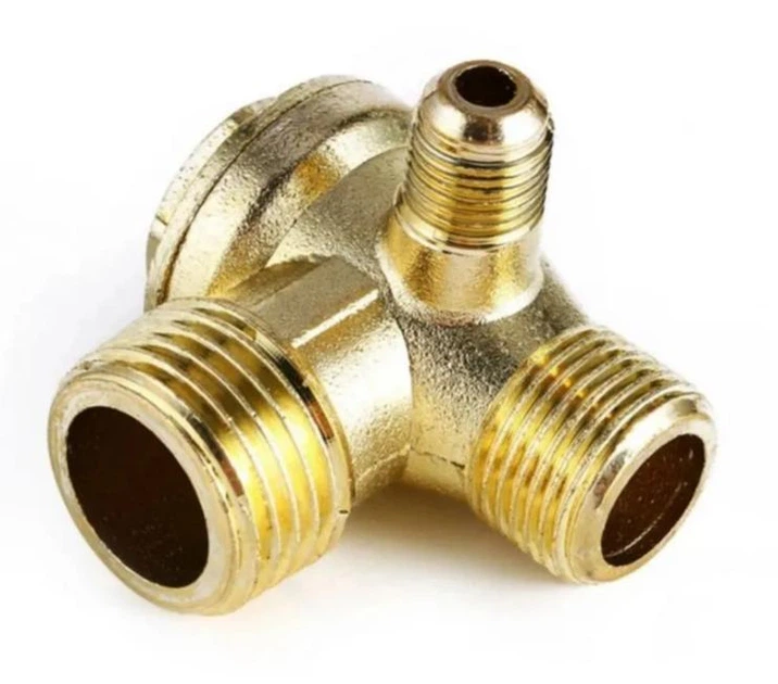 Зворотний клапан компресора 1/2x3/8x1/8 Forte FL-24 Форте ФЛ-24 із силуміну для повітряного компресора 20 х 16 х10 мм - Фото 4 Зворотний клапан компресора 1/2x3/8x1/8 Forte FL-24 Форте ФЛ-24 із силуміну для повітряного компресора 20 х 16 х10 мм - зображення 4