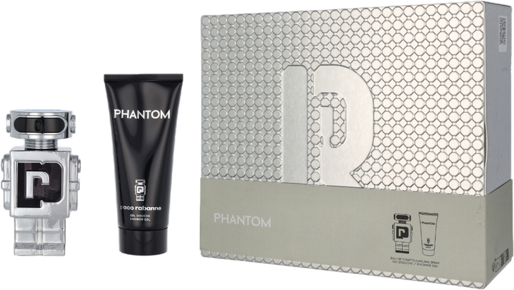 Zestaw męski Paco Rabanne Phantom Woda toaletowa 50 ml + Żel pod prysznic 100 ml (3349668628254) - obraz 1