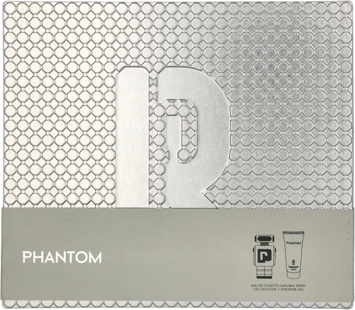 Zestaw męski Paco Rabanne Phantom Woda toaletowa 50 ml + Żel pod prysznic 100 ml (3349668628254) - obraz 3