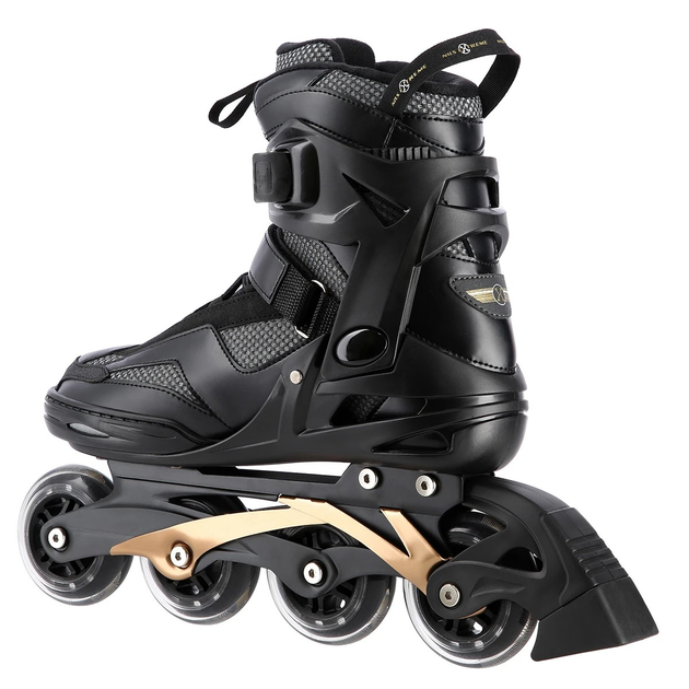 Ролики Nils Extreme NA2150 Чорно-Золоті роз.37 (5907695593310) - зображення 4