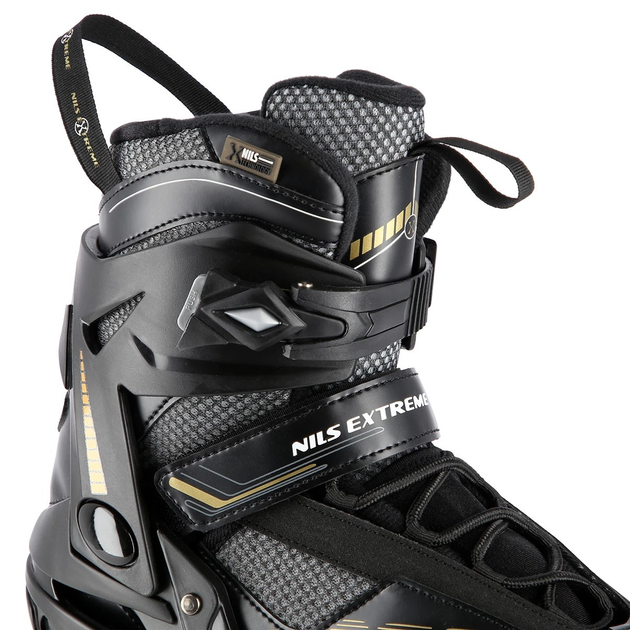 Łyżworolki Nils Extreme NA2150 Czarno-Złoty roz. 46 (5907695593402) - obraz 8