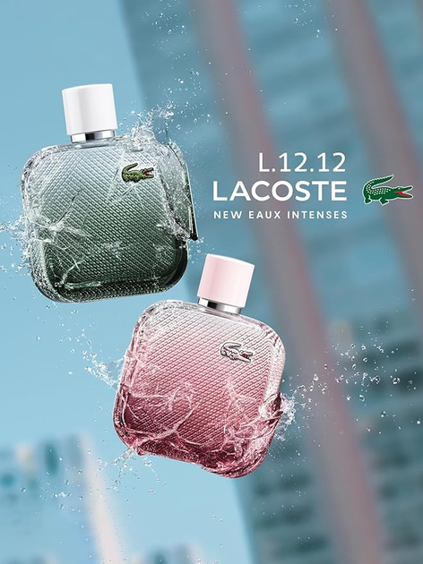 Туалетна вода для чоловіків Lacoste L.12.12 Blanc Eau Intense 50 мл (3386460149167) - зображення 5