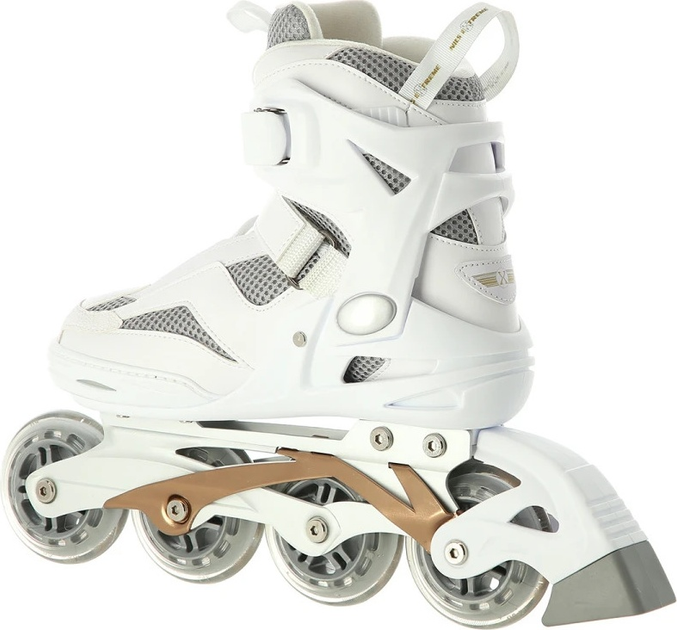 Łyżworolki Nils Extreme NA2150 Biało-Złote roz. 38 (5907695596809) - obraz 3
