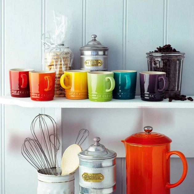 Набор из 6 чашек для чая Le Creuset Rainbow 350 мл разноцветный (79114358359030) - изображение 3