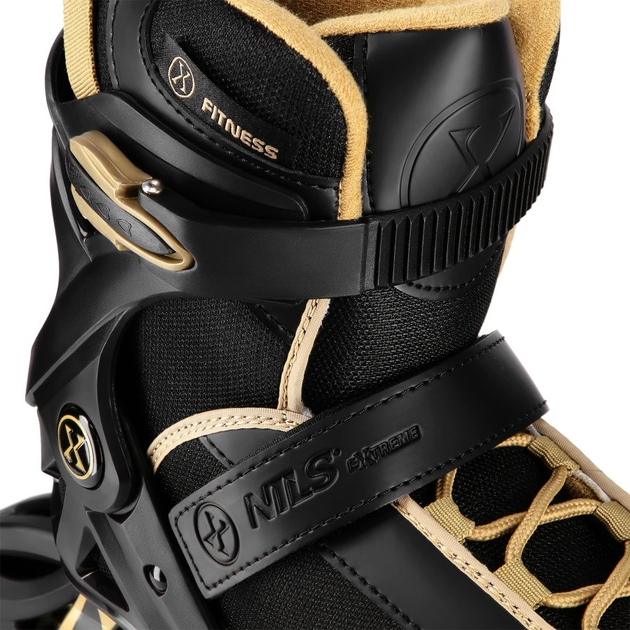 Łyżworolki Nils Extreme Armour NA22151 Czarno-Złote roz. 43 (5907695553888) - obraz 5