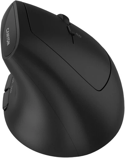 Mysz Canyon MW-25 LED Silent Wireless/Bluetooth Black (CNS-CMSW25) - obraz 4