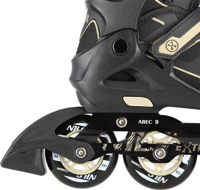 Łyżworolki Nils Extreme NA14174 Czarno-Beżowe roz. M (35-38) (5907695535198) - obraz 8