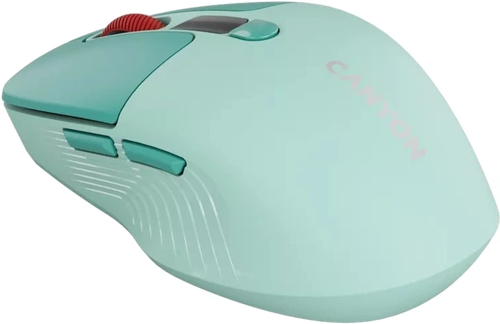 Mysz Canyon MW-26 LCD Silent Wireless/Bluetooth Green (CNS-CMSW26GR) - obraz 4
