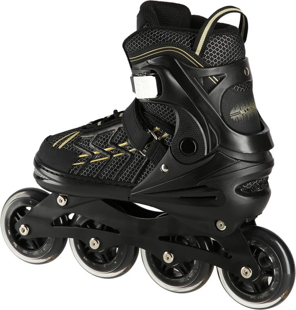 Ролики Nils Extreme NA1128 Чорно-Золотисті роз. L (39-42) (5907695540208) - зображення 3