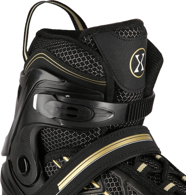 Ролики Nils Extreme NA1128 Чорно-Золотисті роз. XL (43-45) (5907695540215) - зображення 8