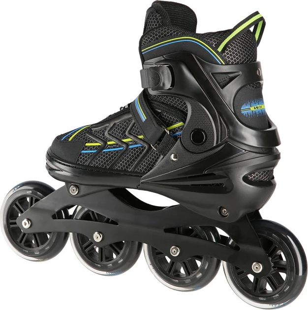 Łyżworolki Nils Extreme NA1128 Czarno-Limonkowe roz. M (35-38) (5907695595000) - obraz 3