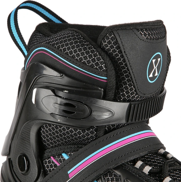 Ролики Nils Extreme NA1128 Чорно-Фіолетові роз. M (35-38) (5907695595031) - зображення 9