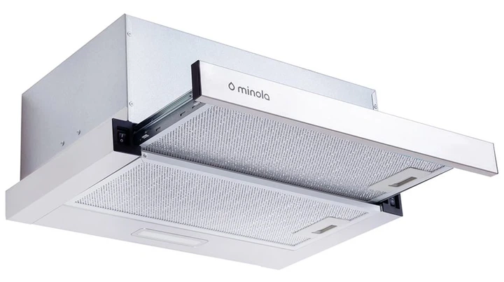 Витяжка телескопічна MINOLA HTL 5214 I 700 LED (700 м3/год, 2 швидк., кнопкове кер.) 154617 - изображение 2