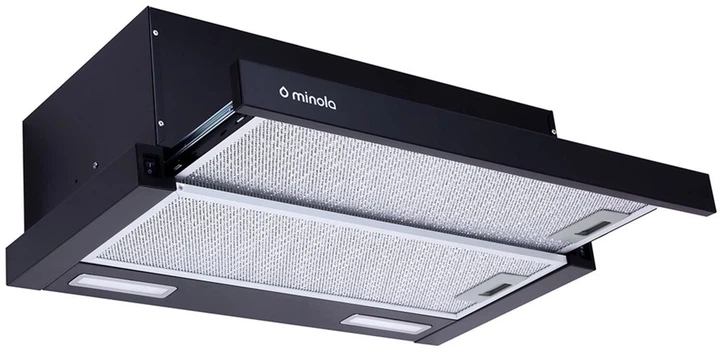 Витяжка телескопічна MINOLA HTL 6215 BL 700 LED (700 м3/год, 2 швидк., кнопкове кер.) 154621 - изображение 2