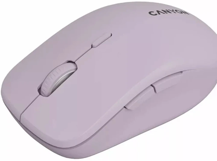 Миша Canyon MW-12 Silent Wireless/Bluetooth Pink (CNS-CMSW12P) - зображення 2