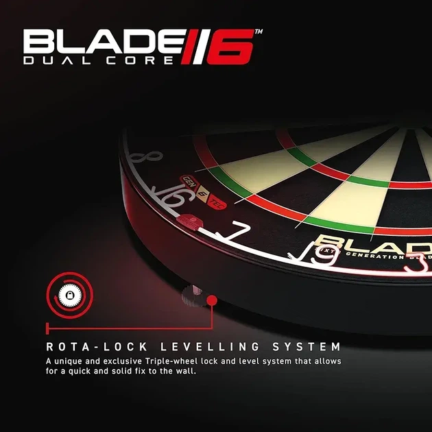 Профессиональная мишень для дартса Winmau Blade 6 Dual Core - изображение 7