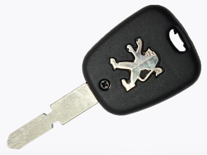 Корпус ключа з кнопками Peugeot 2 кнопки NE-78 з логотипом - зображення 2