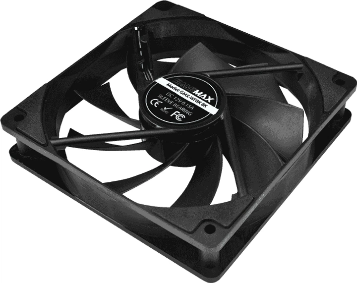Вентилятор 120mm GameMax GMX-WFBK-BK - изображение 6