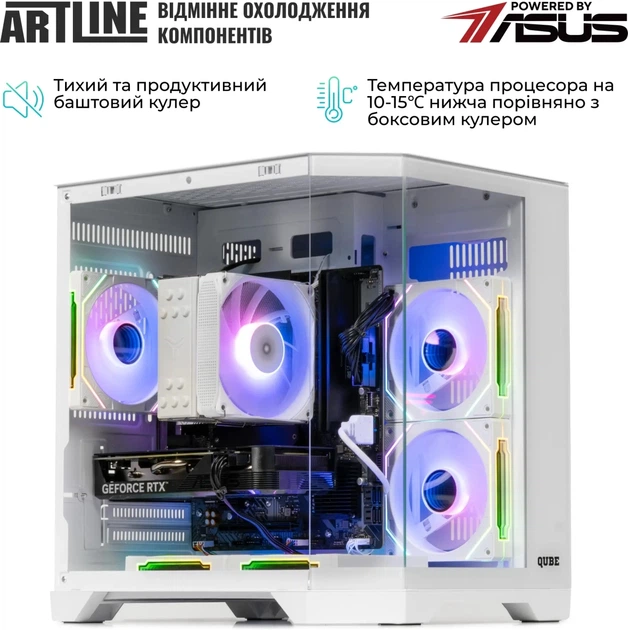 Компьютер ARTLINE Gaming X49WHITE (X49WHITEv44) - изображение 4
