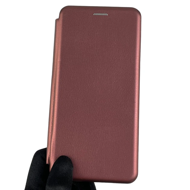 Чохол-книжка для Samsung Galaxy A12 (SM-A127F) з підставкою бордова - зображення 2