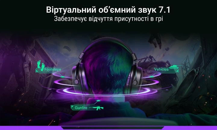 Навушники ігрові Fifine H9 Black - зображення 4