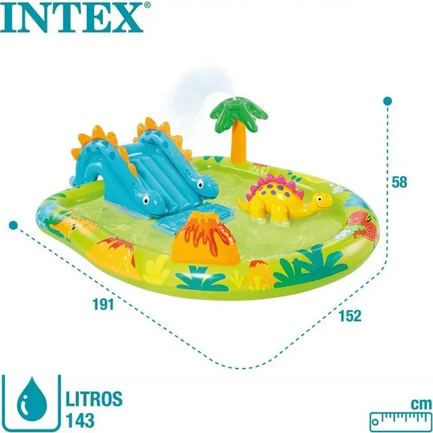 Водный надувной центр Intex 57166 Детский игровой комплекс - Фото 3 Водный надувной центр Intex 57166 Детский игровой комплекс - изображение 3