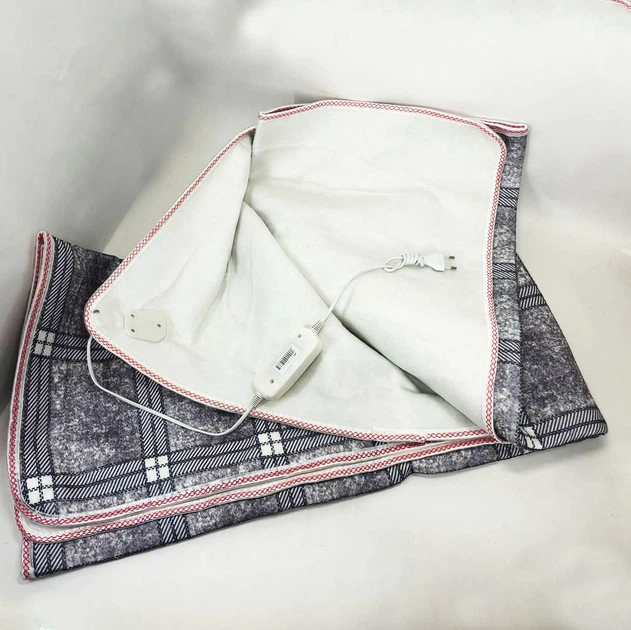 Электрическое простынь с подогревом Electric Blanket размер 70x150 см серое (405584) - изображение 3