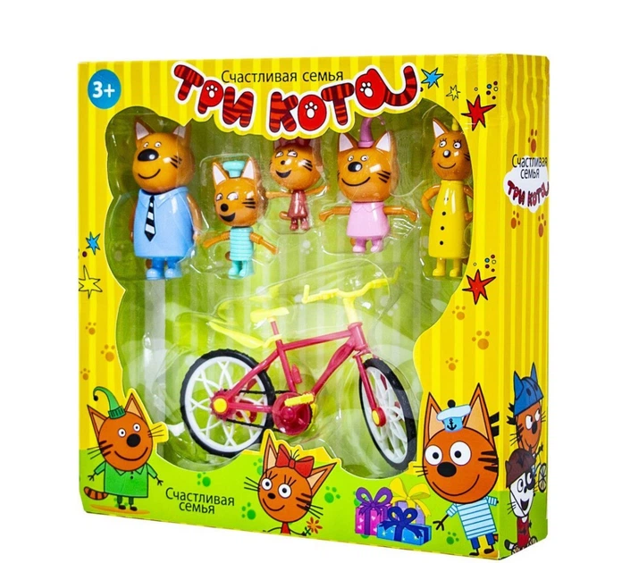 Ігровий набір із фігурками "Три Кота". Multicolor (N73) - зображення 3