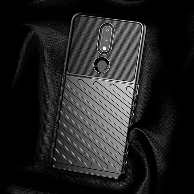 Чохол Lenuo Thunder для Nokia 2.4 Black - изображение 5
