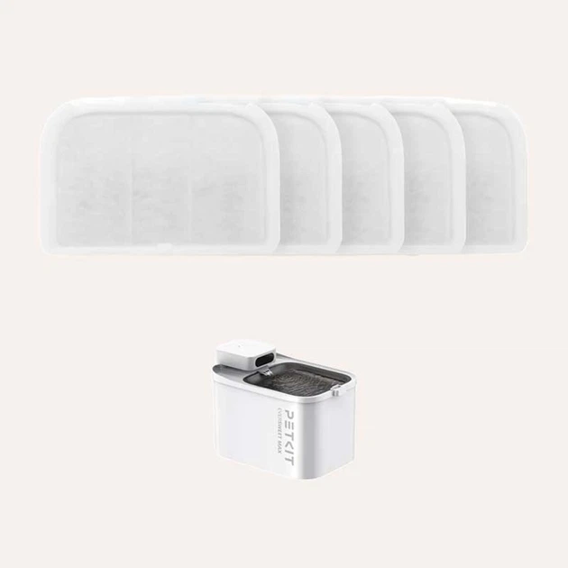 Фільтр для поїлок Petkit Eversweet Max Filter Unit Rect, 5 шт - Фото 3 Фільтр для поїлок Petkit Eversweet Max Filter Unit Rect, 5 шт - зображення 3