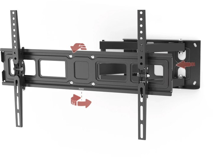 Настінне кріплення Hama TV Wall Bracket, Swivel, Tilt, Pull-out, 213 cm (84") up to 50 kg (4047443509512) - зображення 3