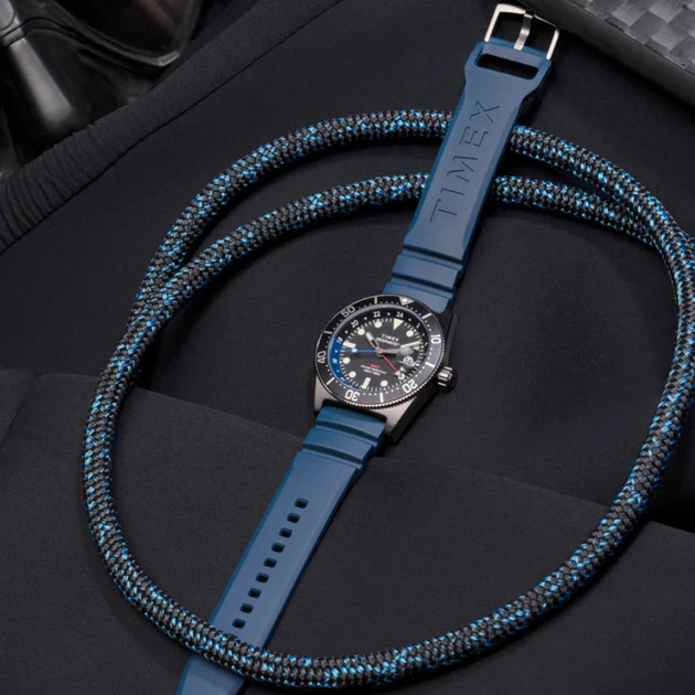 Мужские часы Timex DEEP WATER Reef 200 GMT Tx2w75100 - изображение 3