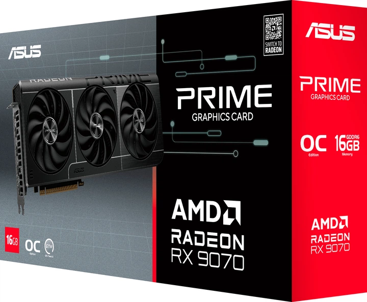 Відеокарта ASUS PCI-Ex Radeon RX 9070 PRIME OC Edition 16GB GDDR6