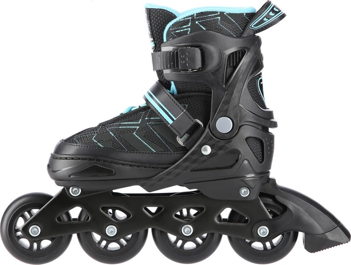 Łyżworolki Nils Extreme NA11002 Czarno-Niebieskie roz. M (35-38) (5907695543308) - obraz 5